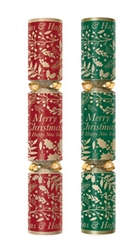 Jolly Holly 10” Christmas Crackers (100 Pack) 
