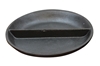 10” Split Oval Cast Iron Platter, 10.375 x 7.5 x 1.0” 