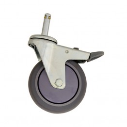 102mm / 4? Rubber Wheel with Brake Caster, for Bus Carts PLBC3316/4019 