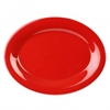 13 1/2in X 10 1/2in / 345mm X 265mm Platter, Pure Red (4 Pack) 