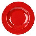 16 oz, 11 1/4in / 285mm Pasta Bowl, Pure Red (4 Pack) 