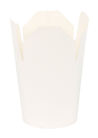 16oz Round White Food Pail (500 Pack) 