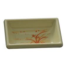 2 oz, 3 3/4in X 2 1/2in / 95mm X 65mm Rectangular Sauce Dish, Gold Orchid (4 Pack) 