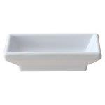 2 oz, 3 3/4in X 2 1/2in / 95mm X 65mm Sauce Dish, Classic White (4 Pack) 