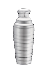 24 oz 3 Pc Beehive Bar Shaker, Stainless Steel 