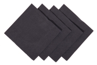 24 x 24cm Black Cocktail Napkin (2000 Pack) 