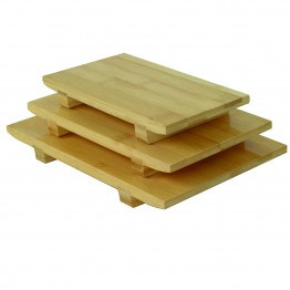 265mm X 178mm X 31mm / 10 1/2? X 7? X 1 1/4? Bamboo Sushi Plate Large 