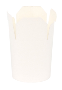 26oz Round White Food Pail (500 Pack) 