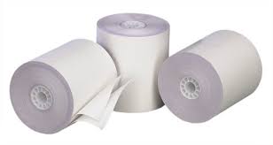 2Ply Till Roll - White / White 57x57x12.7mm 