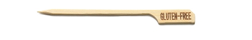 3.5” ”GLUTEN-FREE” Bamboo Paddle Pick (100 per Pack) 