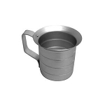 3.79Ltr / 4 qt Liquid Aluminum Measure 