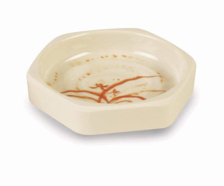 3 oz, 4? / 100mm Dish, Gold Orchid (12 Pack) 