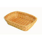 305mm x 229mm x 76mm / 12? x 9? x 3? Hand-Woven Basket, Rectangular, Plastic 