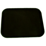 356mm x 457mm / 14? X 18? Rectangular Tray, Black 