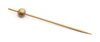 4.5” Bamboo Pick with Gold Ball (100 per Pack 