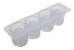 4 Cavity Silicone Shot Glass Mould - Clear (Each) - BE-3352