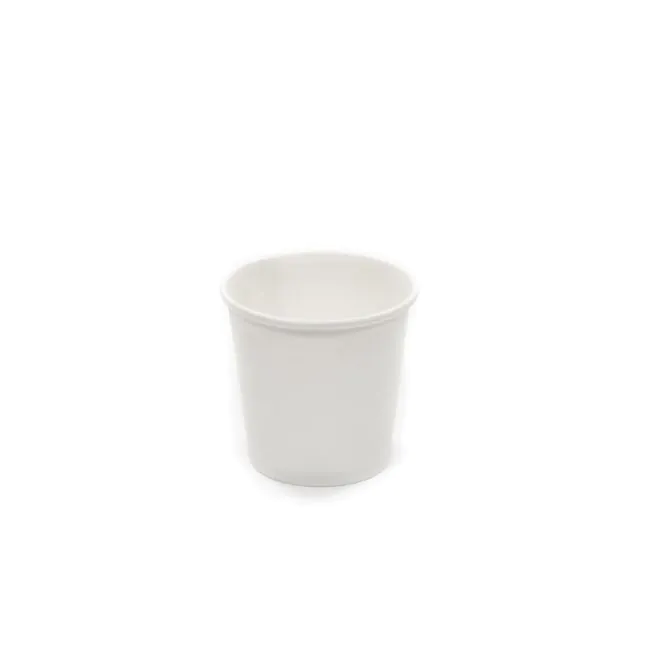 4oz Plain White Paper Sauce Container  (1000) 