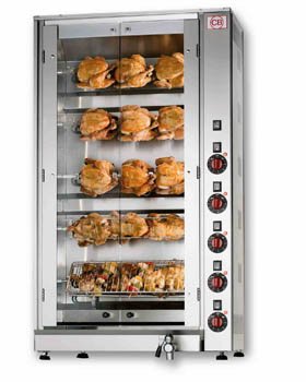 5 Spit 15 Chicken Electric Rotisserie 