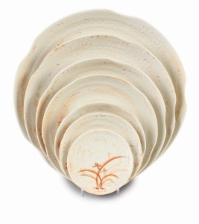 6? / 150mm Lotus Shape Plate, Gold Orchid (12 Pack) 