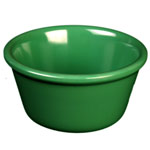 75ml / 2 1/2 oz, 73mm / 2 7/8? Green Contemporary Ramekin, Green 