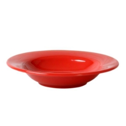 8 oz, 7 3/4? / 200mm Wide Rim Salad Bowl, Pure Red 