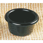 89ml / 3 oz, 79mm / 3 1/8? Contemporary Ramekin, Black  