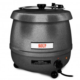 Stainless Soup Kettle, Silver 9.93Ltr / 10 1/2 QT  