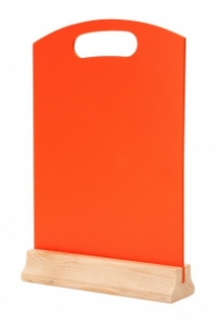 A4 Hand Held Menu Board - ORANGE (Each) A4, Hand, Held, Menu, Board, ORANGE, Beaumont