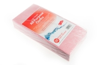 All Purpose Cloth - Red Striped 60x30cm Medium Duty 40GSM (x50) 