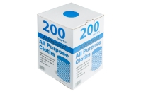 Antibacterial All Purpose Cloths - Blue (x200) 