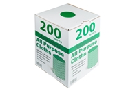 Antibacterial All Purpose Cloths - Green (x200) 