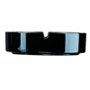 Ashtray Stackable - Black 3.5” 9cm (24 Pack) Ashtray, Stackable, Black, 3.5", 9cm