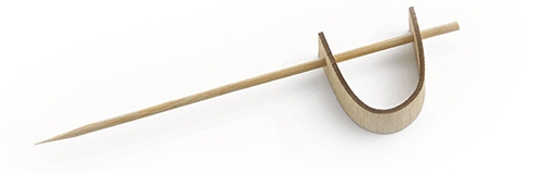 4.5” Bamboo Sword Pick (50 per Pack) 