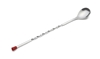  Bar Spoon, Red Knob, Stainless Steel, 11” 