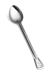  Basting Spoon, Solid, Stainless Steel, 15” 