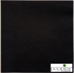 Black 3 Ply 40cm Napkins (1000 Pack) 