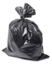 Heavy Duty 15kg Black Sacks  18x29x39 - CASE OF 200 