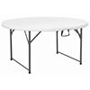 Centre Folding Round Table 5 White HDPE (Each) Centre, Folding, Round, Table, 5, White, HDPE, Nevilles