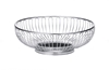  Chalet Round Basket, Chrome Plated, 9.625 x 3.25” 