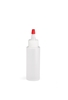 Chefs Squeeze Bottle Dispenser 60ml (2oz) Clear Cone Tip 