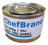 ChefBrand Chafing Gel -  3 Hour Gel Chafing Fuel (x24) 