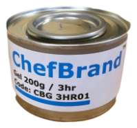 ChefBrand Chafing Gel -  3 Hour Gel Chafing Fuel (x24) 