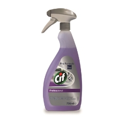 Cif Professional 2 in1 Cleaner and Disinfectant 6x750ml (Pack) 