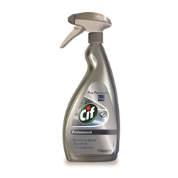 Cif Professional Stainless Steel Cleaner (6x0.75L Pack) 