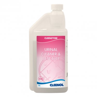 Cleenzyme Urinal Cleaner & Descaler - (3 x1 Ltr Pack) Cleenzyme, Urinal, Cleaner, Descaler, Cleenol