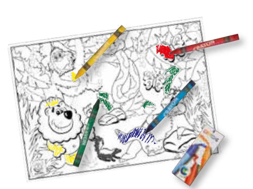 Colour-in Jungle Lion kit 