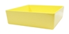 Contemporary Melamine Staight Sided Bowl Yellow (25.5x25.5x7.5cm) 4 Litre 