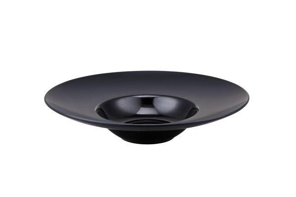 Contra Round Pasta Plate Black 9Inch (4 Pack) 