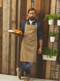 Cotton Chino Bib Apron 