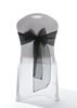 Crystal Chair Sashes - Black 8”x108” (5 Pack) 